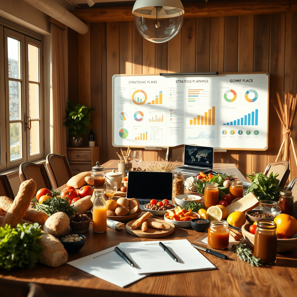 Imagem sobre como fazer um planejamento estratégico para vendas de alimentos