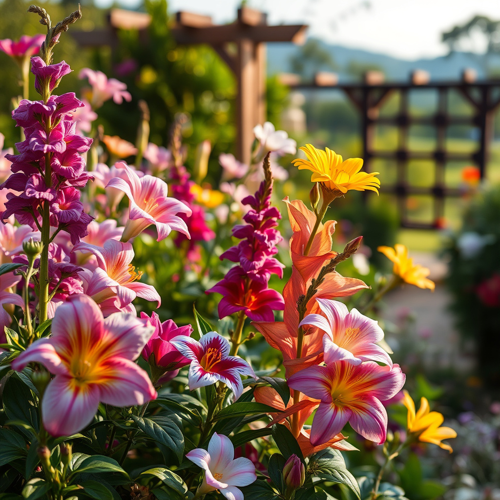 Imagem sobre flores raras para jardim