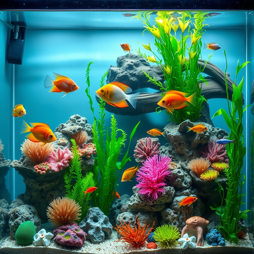Imagem sobre como preparar aquário para peixes exóticos