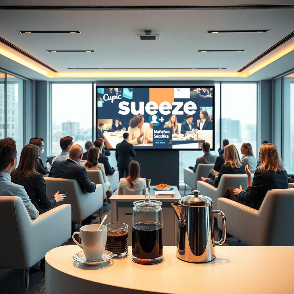 Imagem sobre squeeze para eventos corporativos