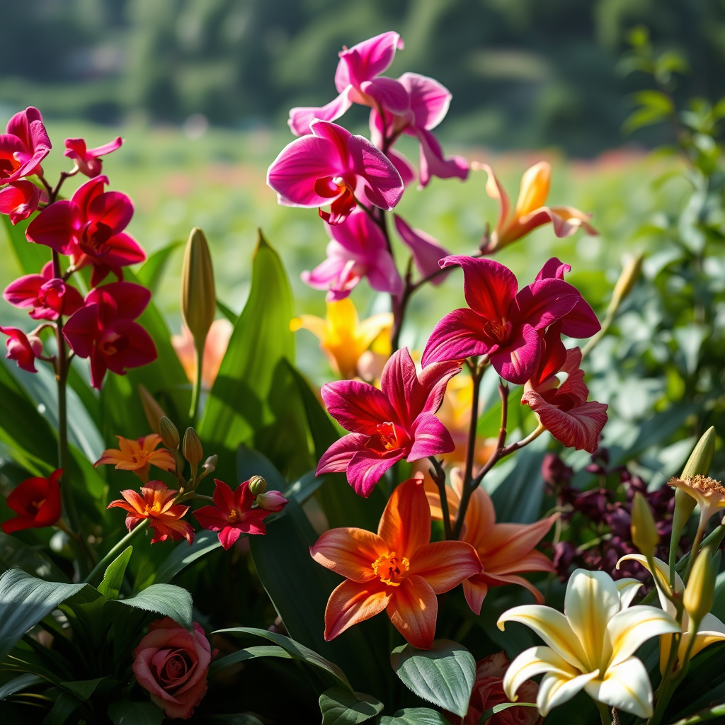 Imagem sobre flores para colecionadores