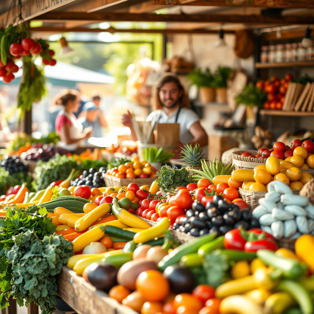 Imagem sobre vendas de alimentos de produtores locais online