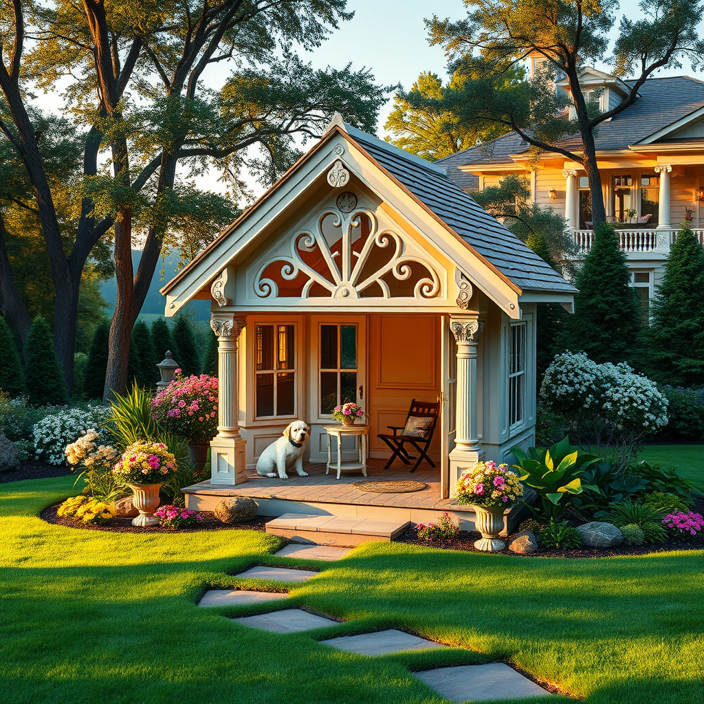 Imagem sobre luxury dog house builders for sale