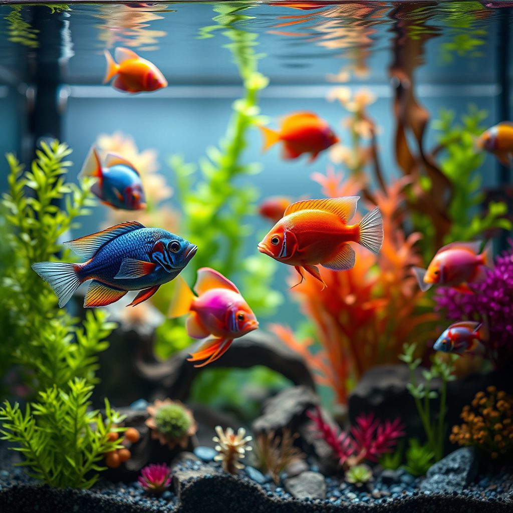 Imagem sobre como escolher a filtragem para aquário de peixes exóticos