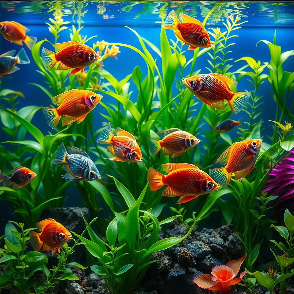 Imagem sobre melhores peixes exóticos para aquário com plantas