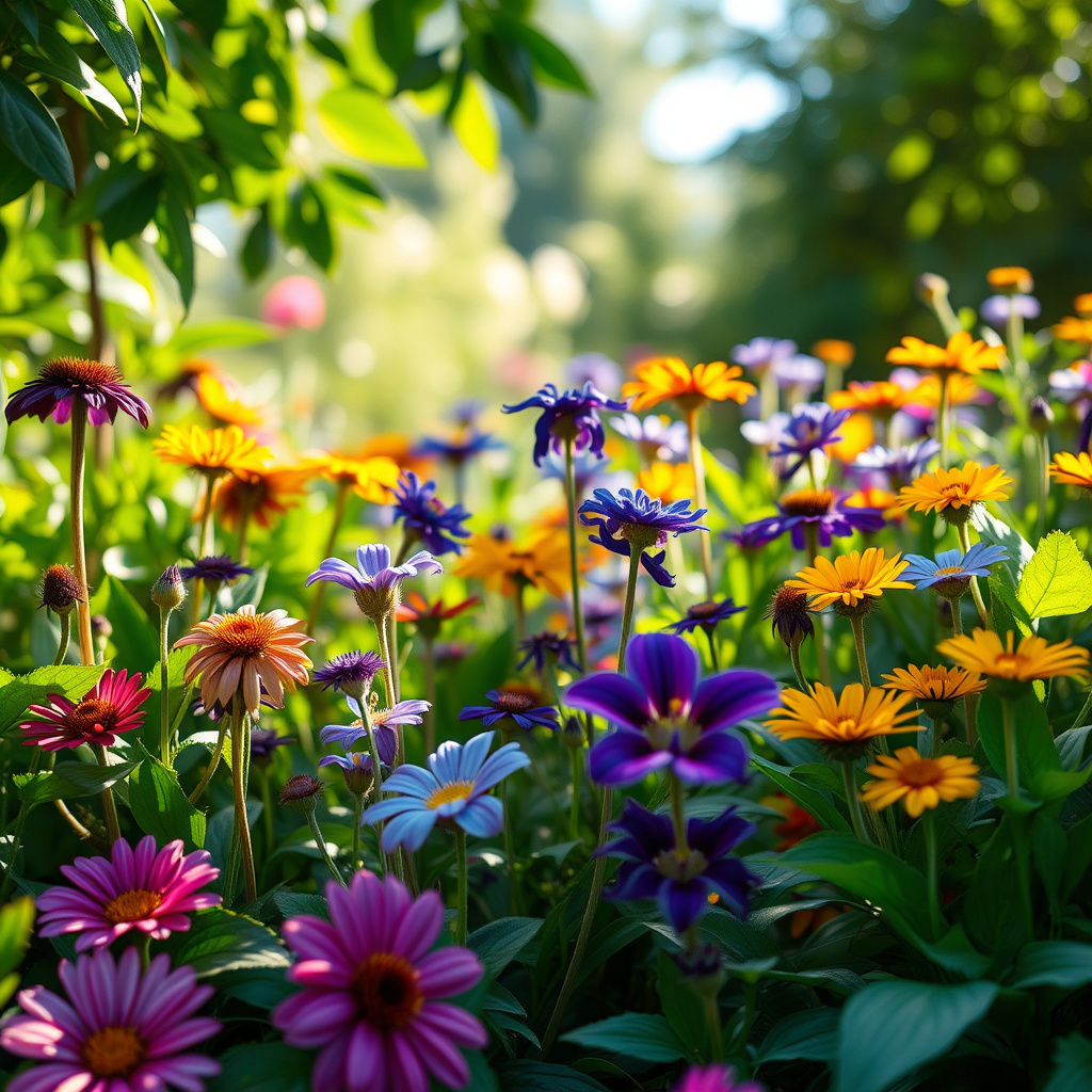 Imagem sobre flores incomuns para jardim
