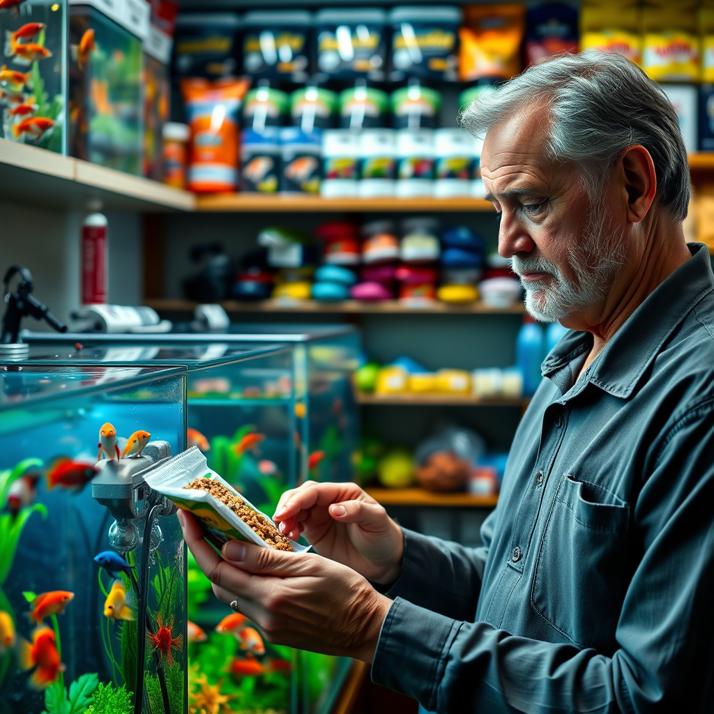 Imagem sobre como escolher a alimentação para peixes exóticos