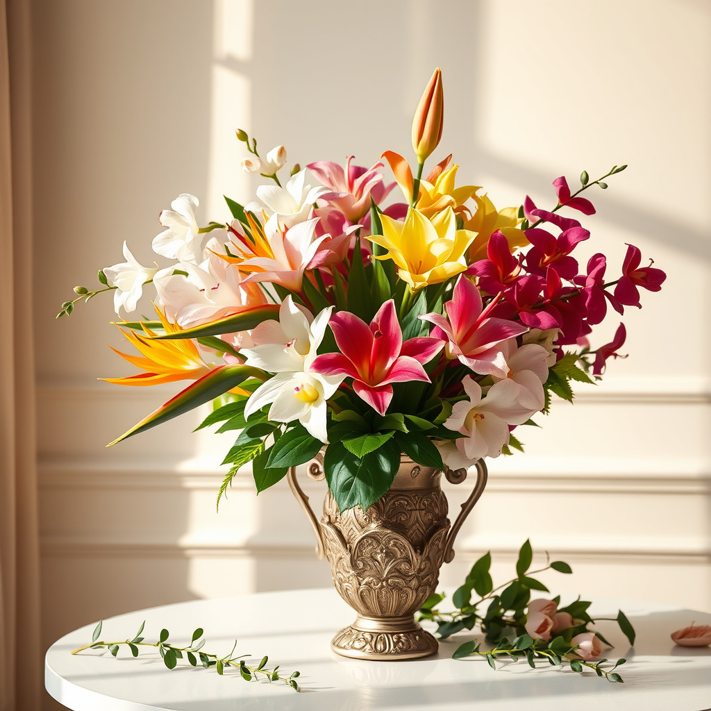 Imagem sobre flores exóticas para presente