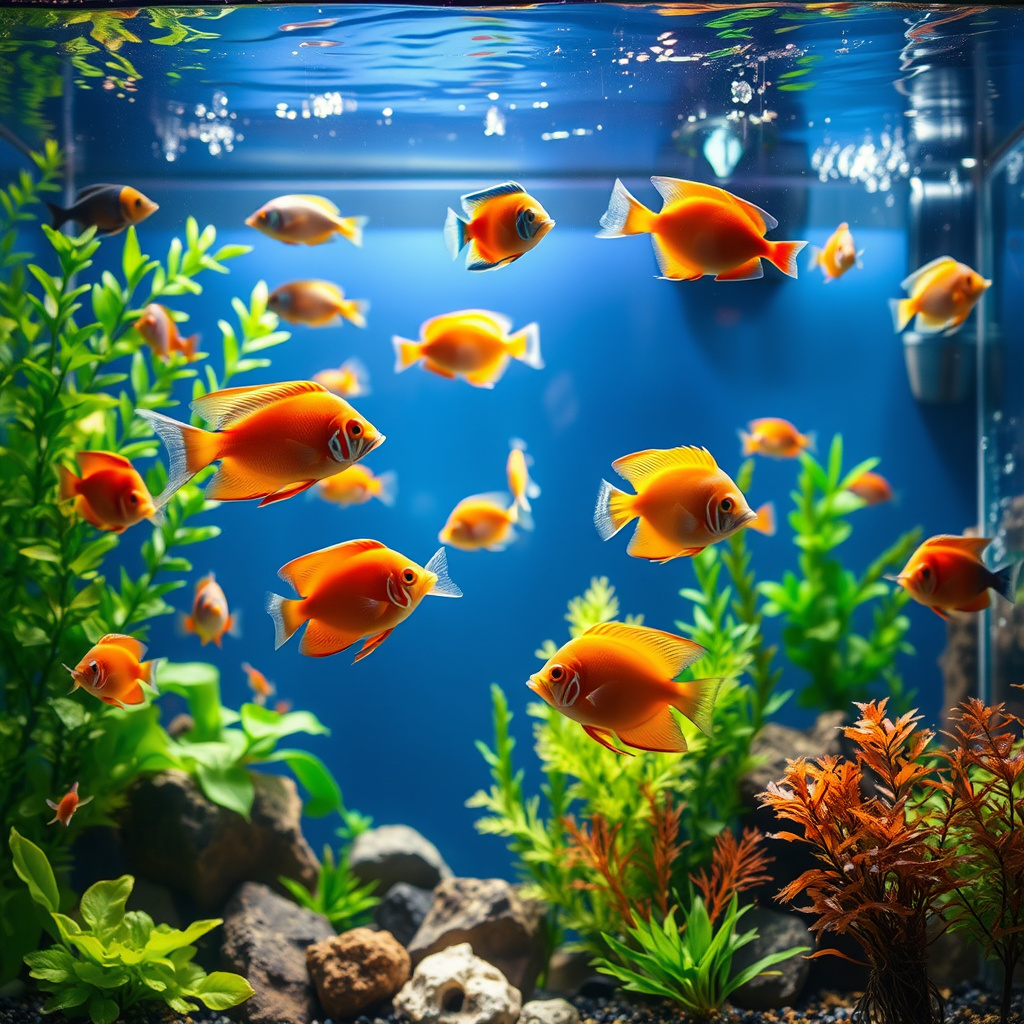 Imagem sobre como garantir a qualidade da água em aquários de peixes exóticos