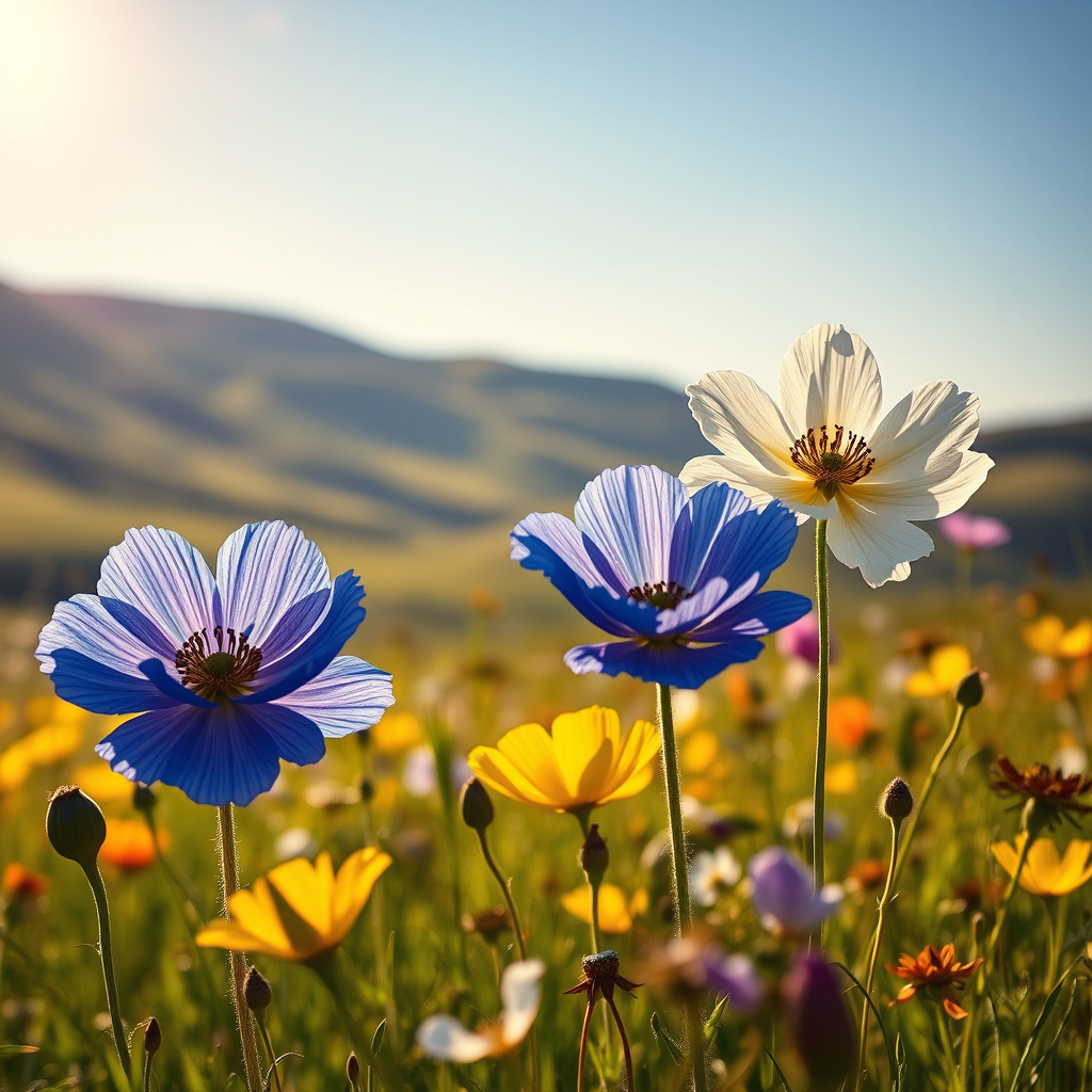 Imagem sobre flores selvagens raras