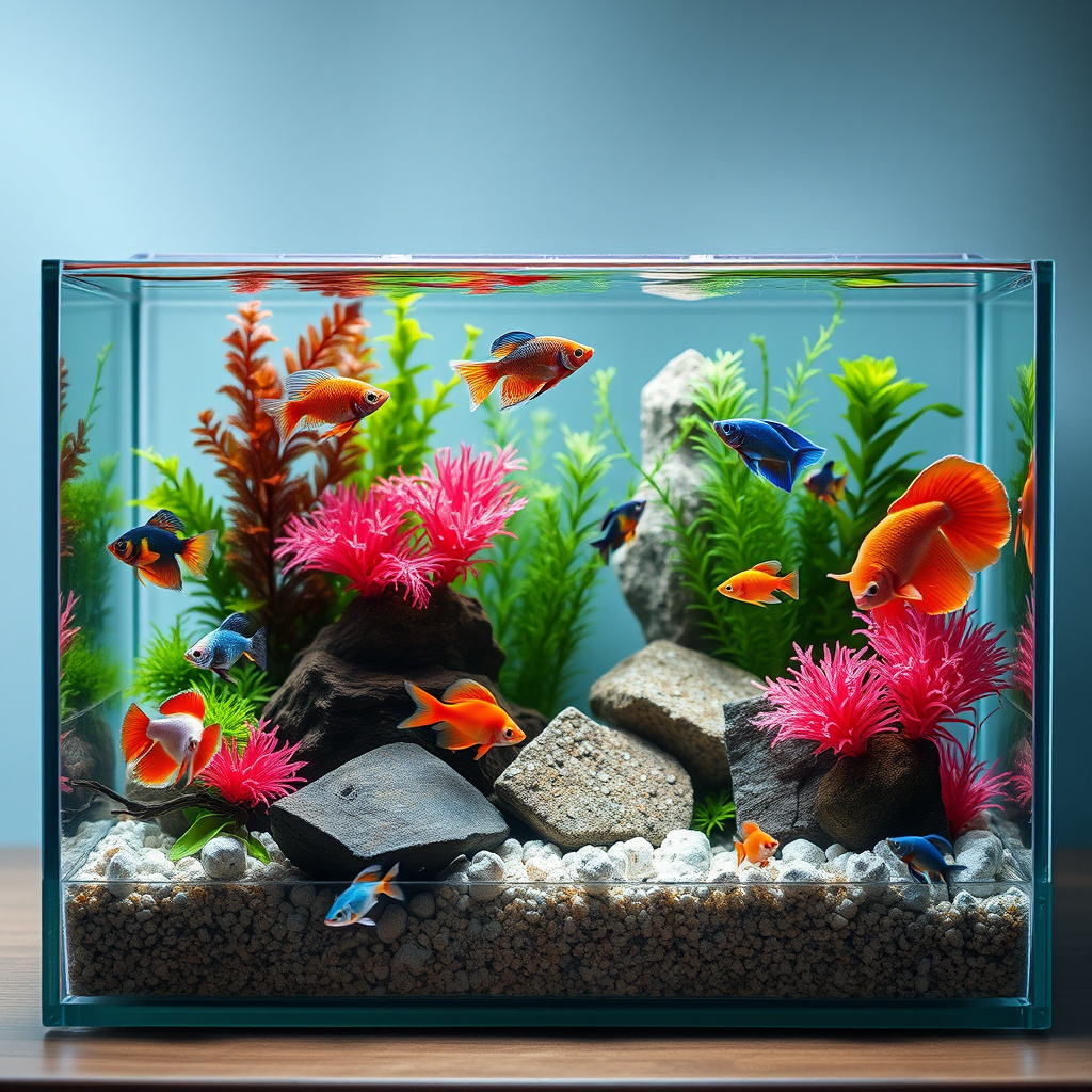 Imagem sobre peixes exóticos que são fáceis de cuidar em aquários pequenos