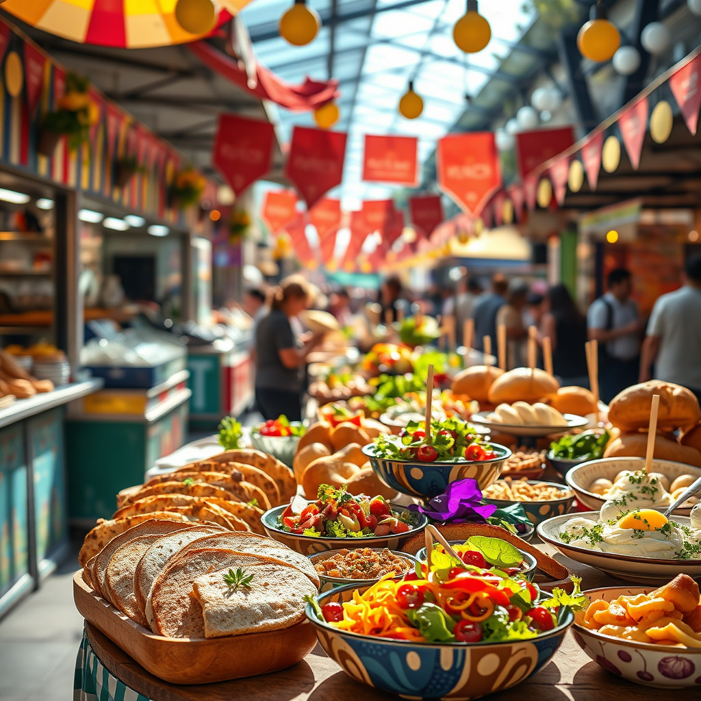 Imagem sobre vendas de alimentos em festivais gastronômicos