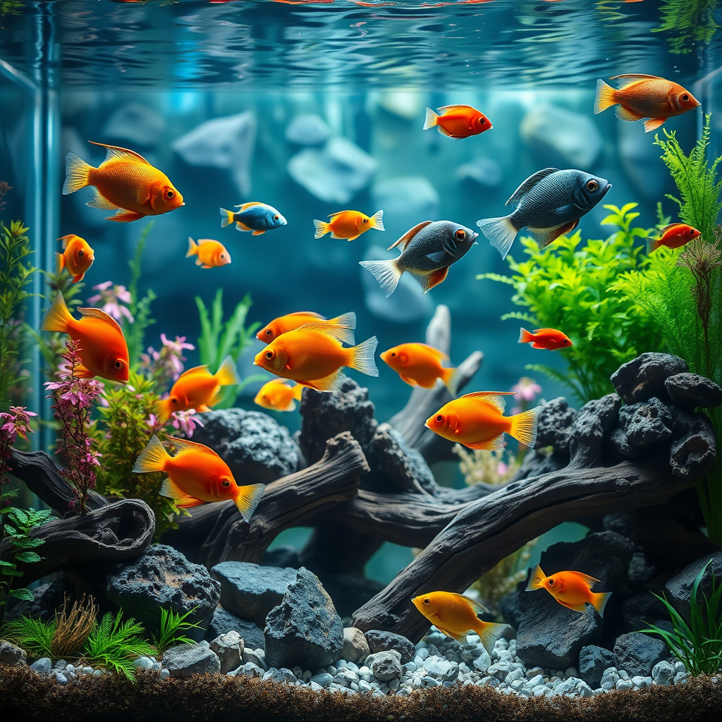 Imagem sobre peixes exóticos que se adaptam a ambientes de água doce