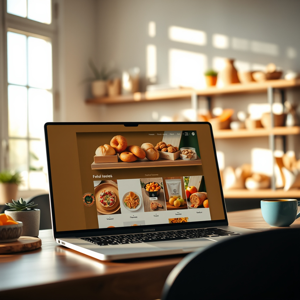 Imagem sobre vendas de produtos alimentícios em plataformas de e-commerce