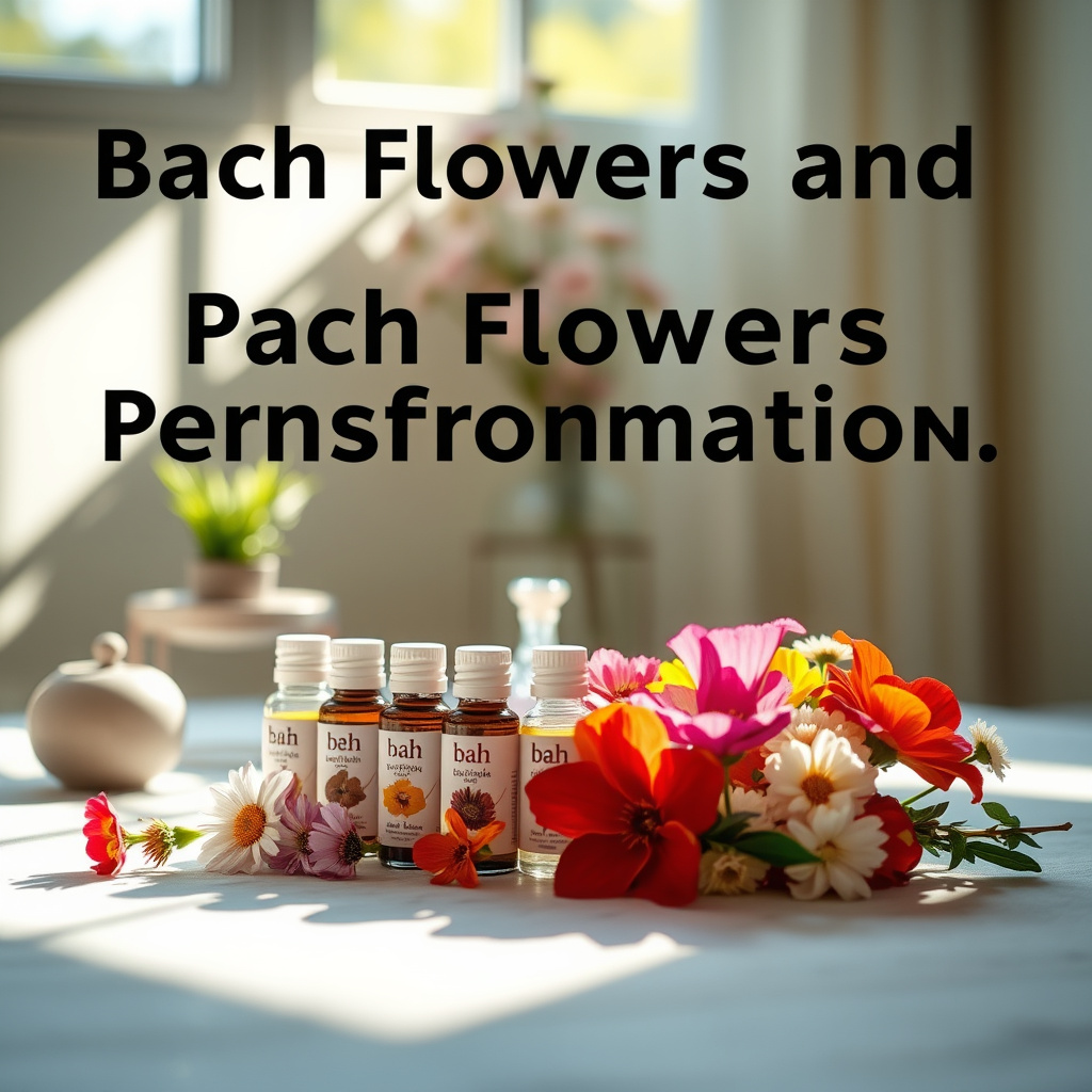 Imagem sobre florais de Bach e transformação pessoal