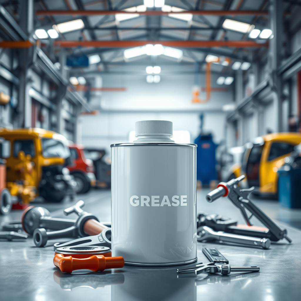 Imagem sobre graxa branca industrial