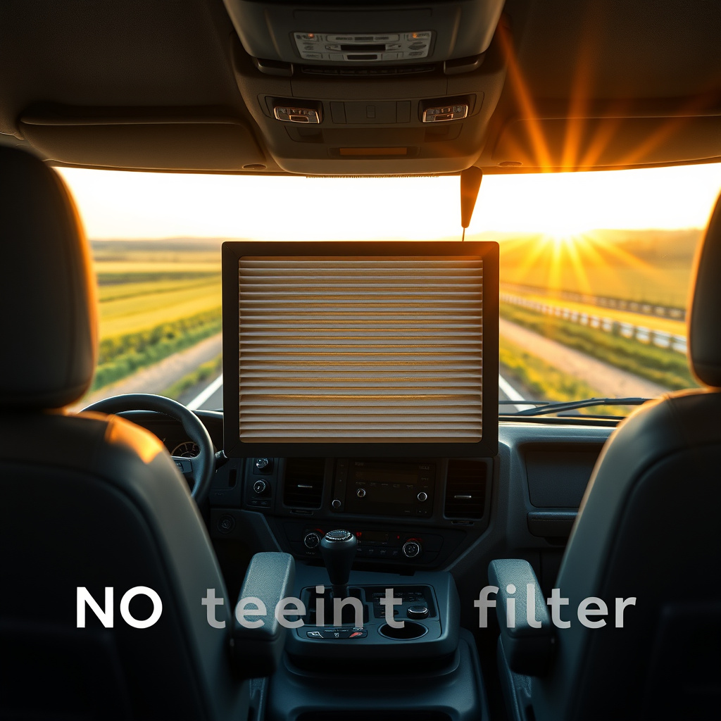 Imagem sobre filtro de cabine caminhão