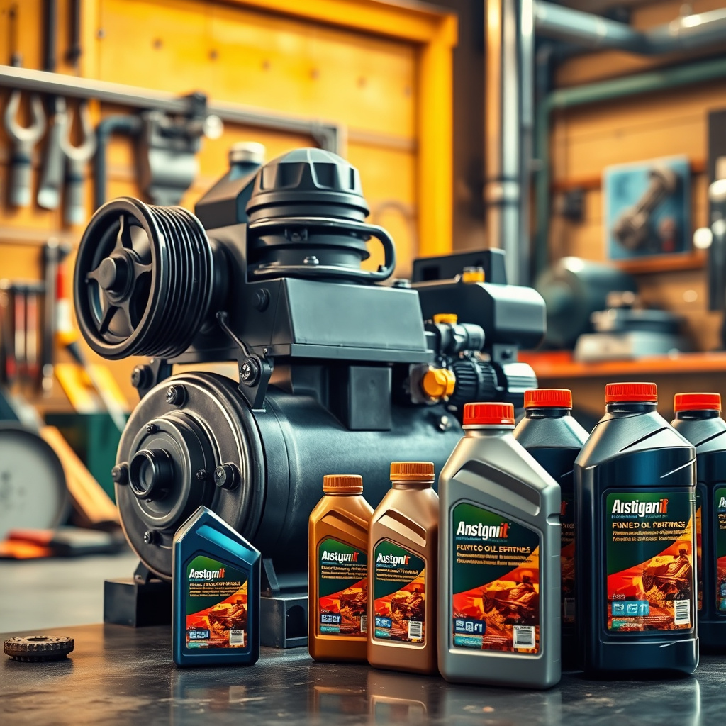 Imagem sobre óleo para compressores industriais
