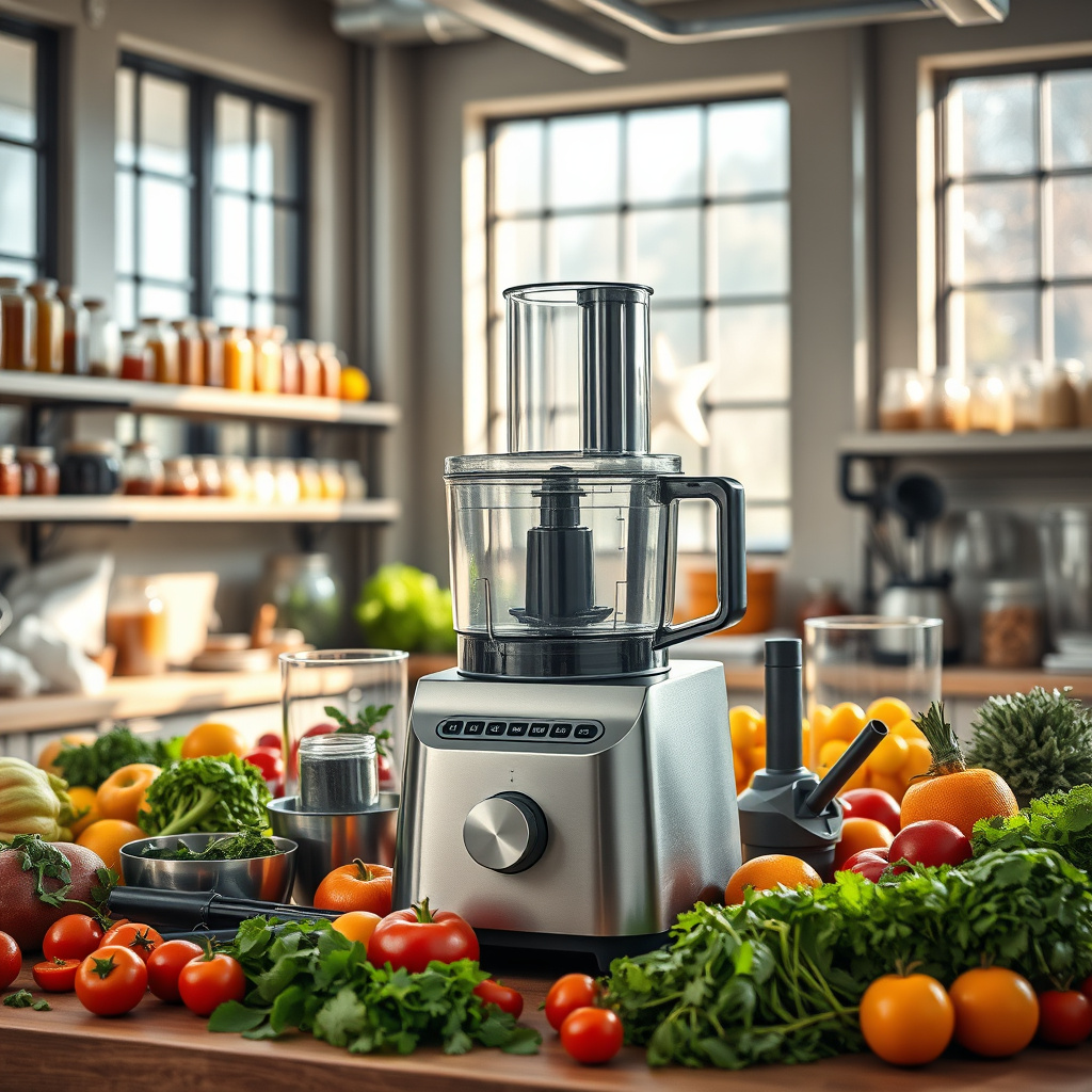 Imagem sobre processador de alimentos industrial