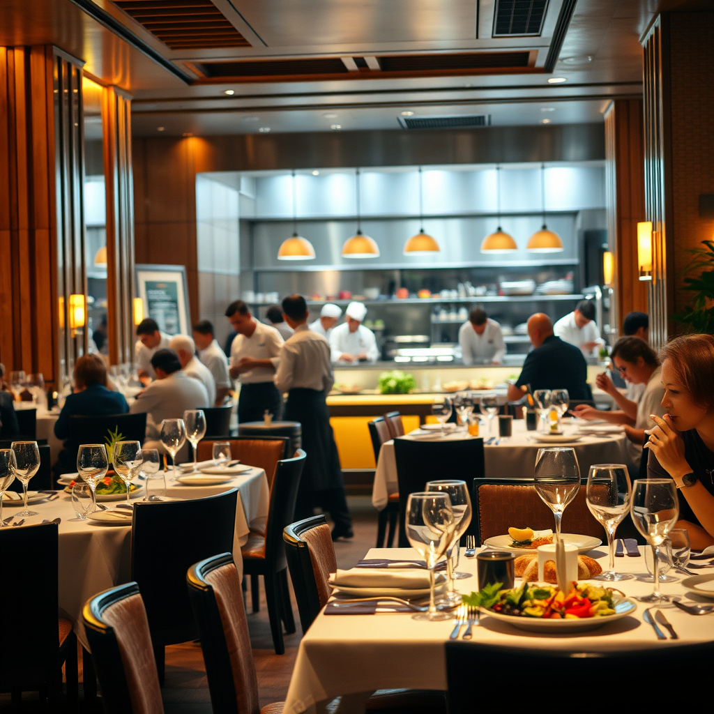 Imagem sobre restaurante lucrativo