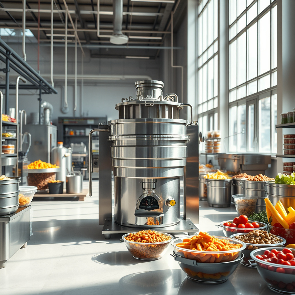 Imagem sobre centrífuga industrial para alimentos