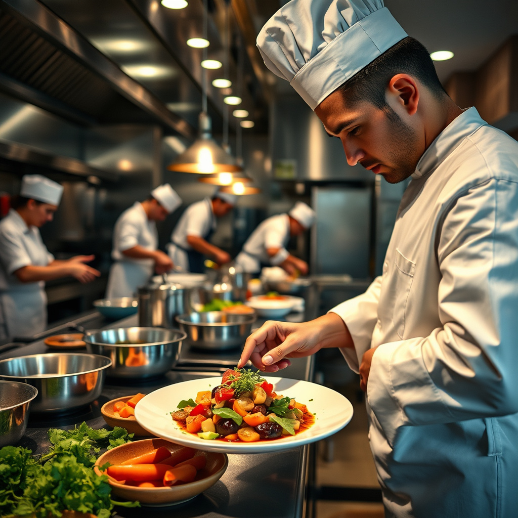 Imagem sobre processos em restaurante