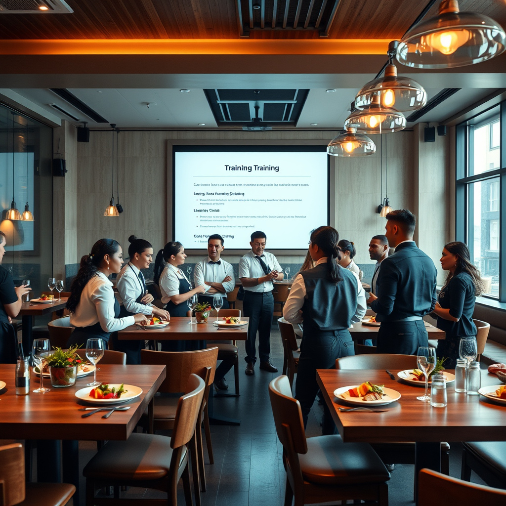 Imagem sobre treinamento para restaurantes