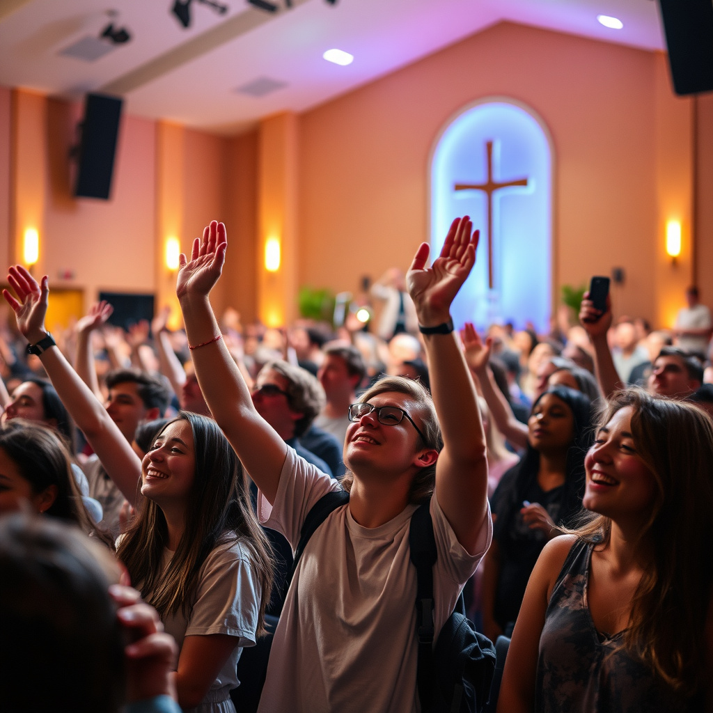 Imagem Sobre Culto De Jovens Na Igreja