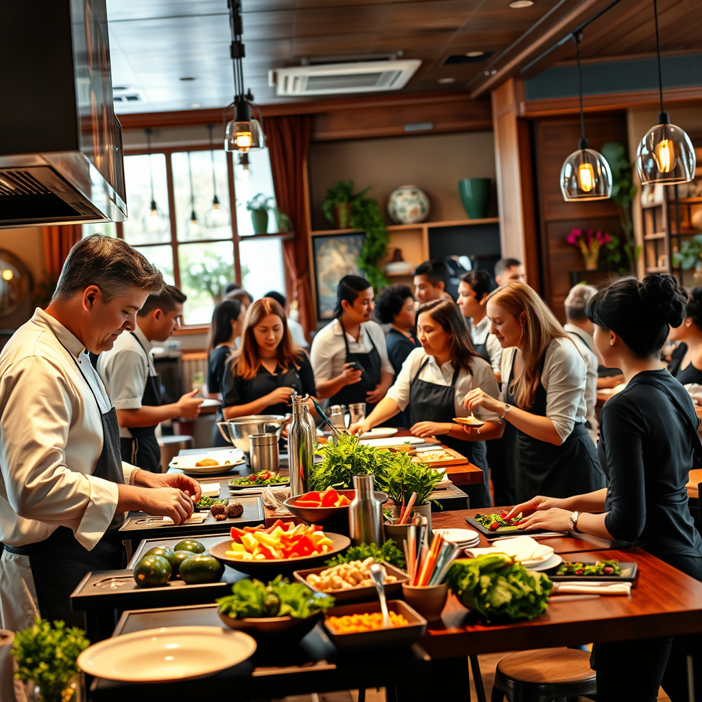 Imagem sobre treinamento prático restaurante