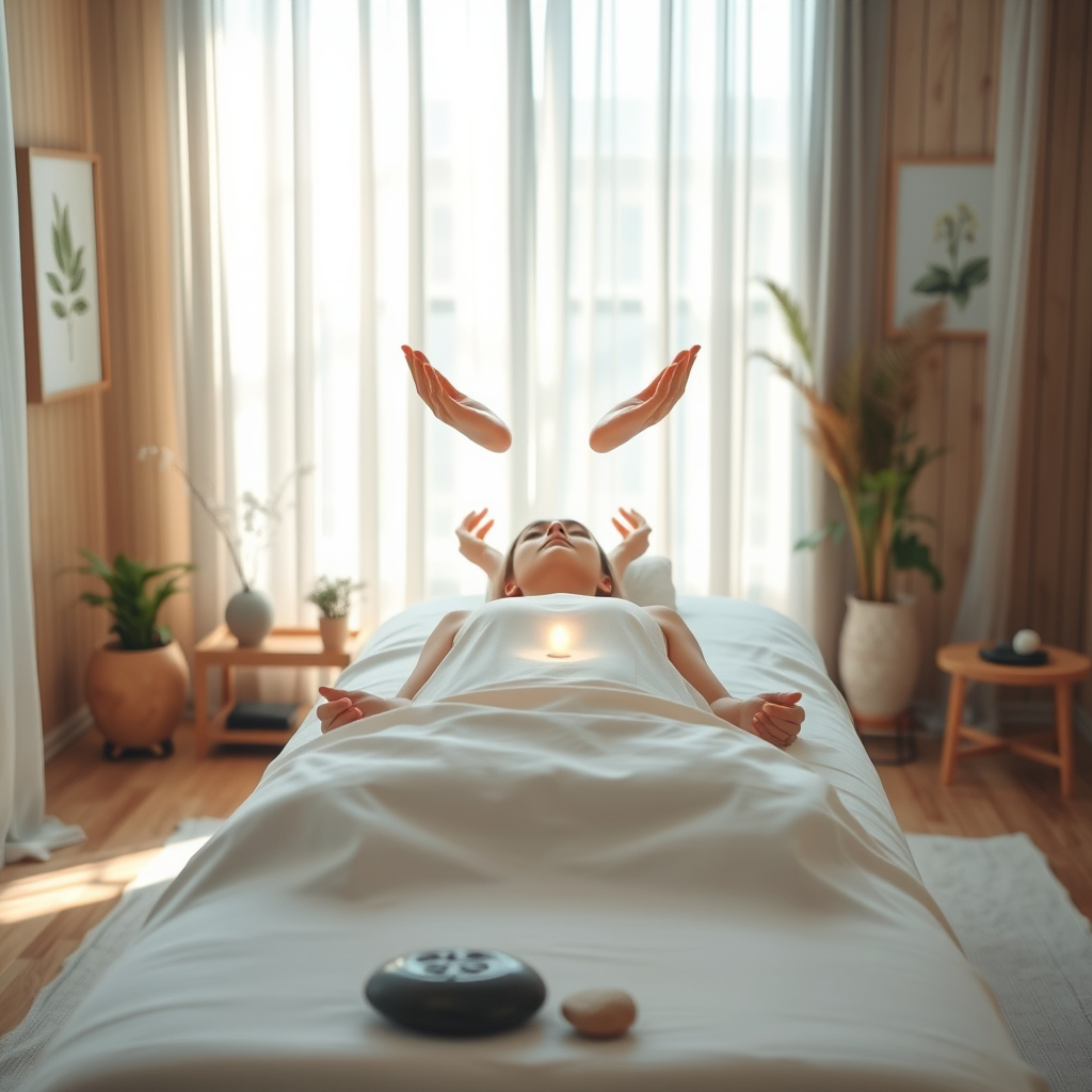 Imagem sobre benefícios da terapia de reiki