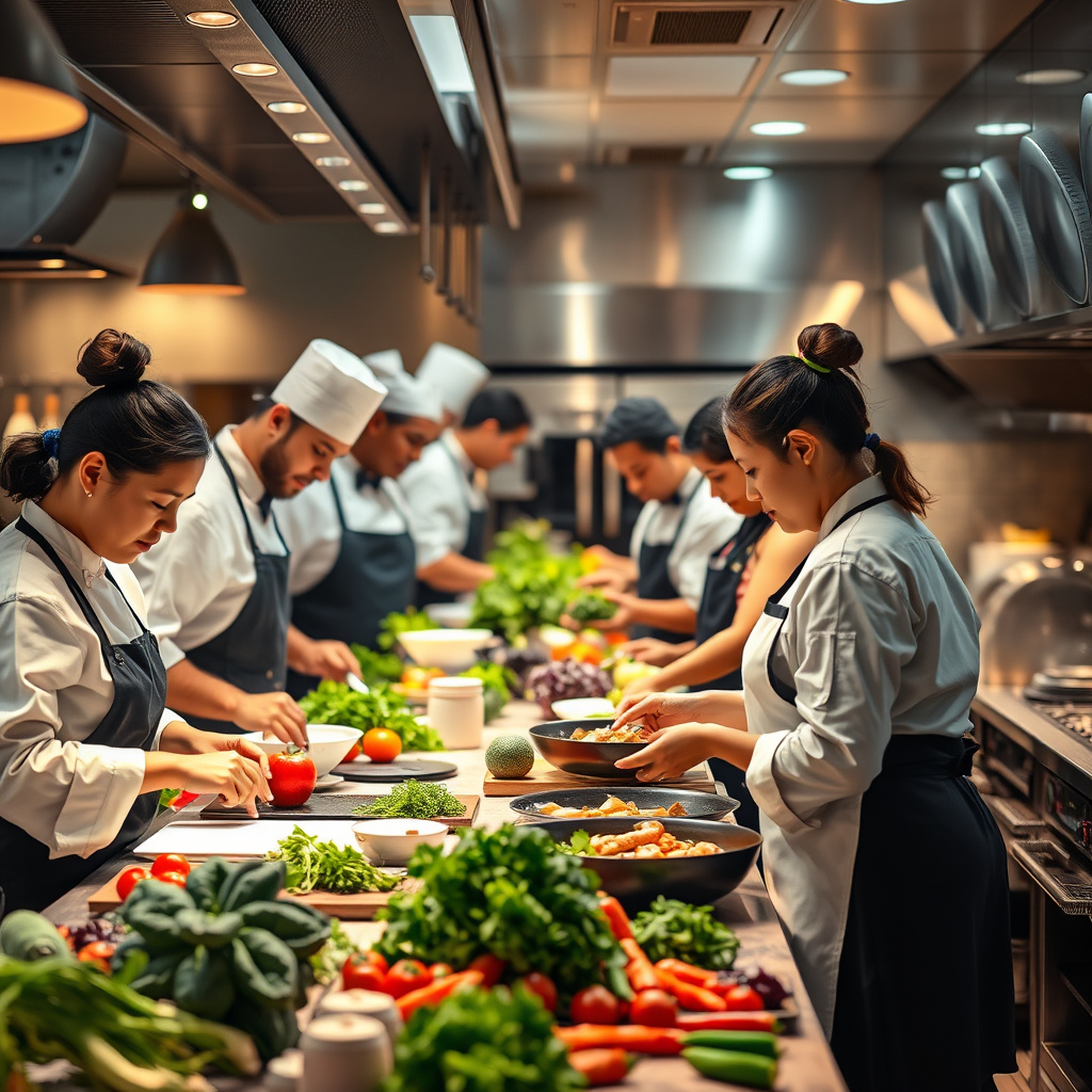 Imagem sobre equipe eficiente restaurante