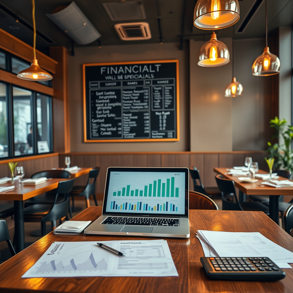 Imagem sobre gestão financeira de restaurante