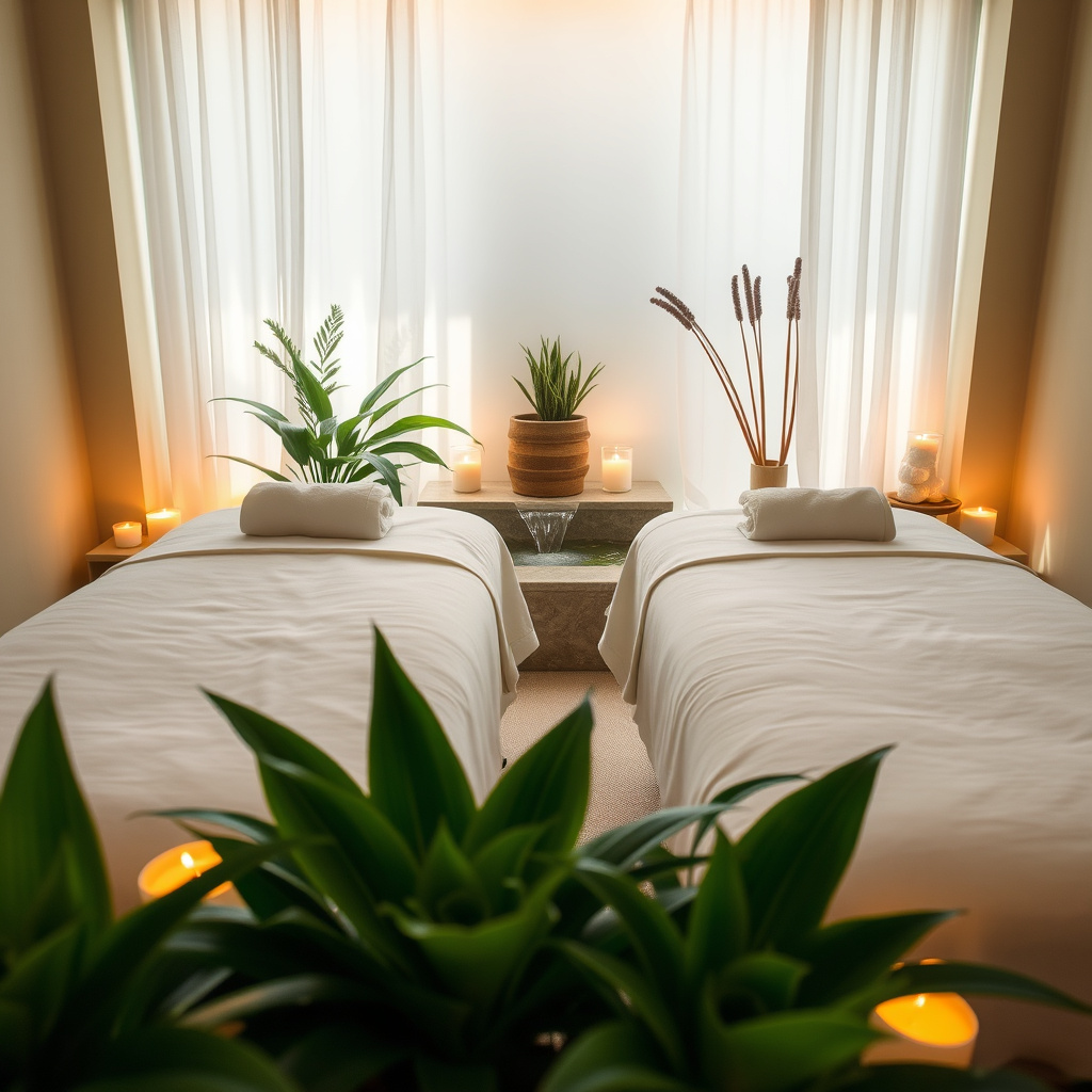 Imagem sobre spa day for couples relaxation