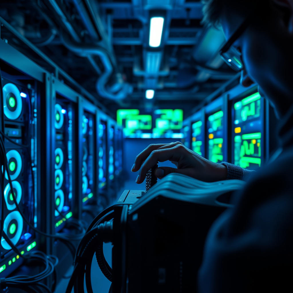 Imagem sobre mineração de criptomoedas