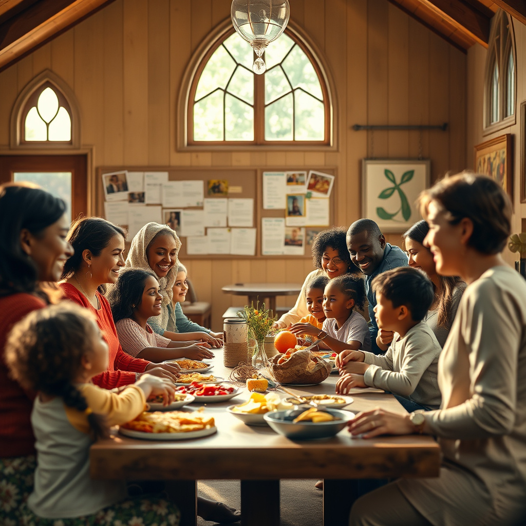 Imagem Sobre Como A Comunidade Apoia A Família Cristã