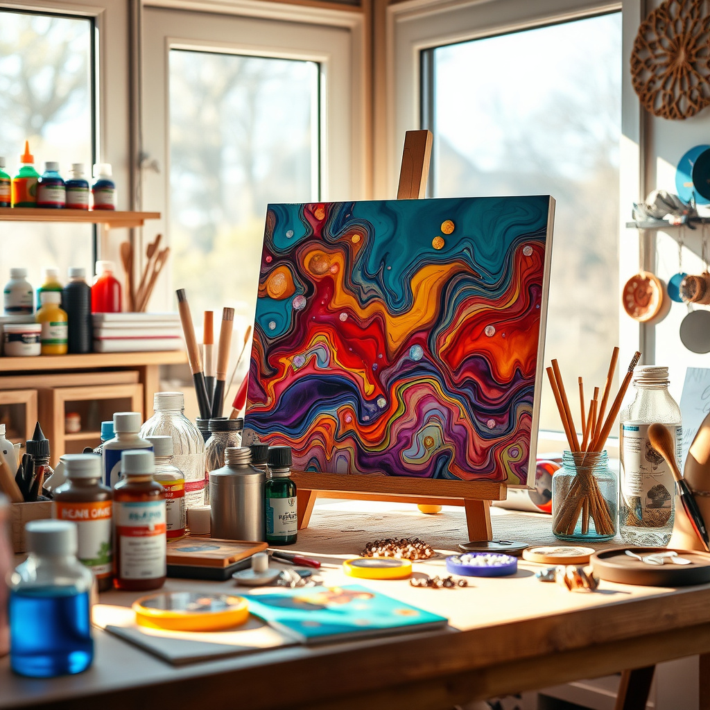 Imagem sobre resina epóxi para artesanato profissional