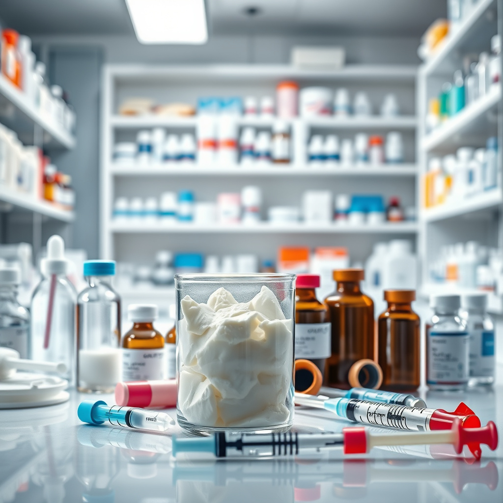 Imagem sobre gordura animal na indústria farmacêutica
