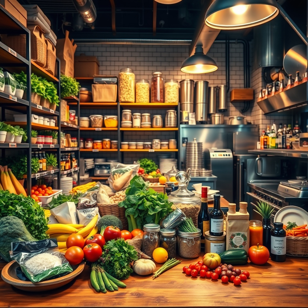 Imagem sobre compra de insumos para restaurante