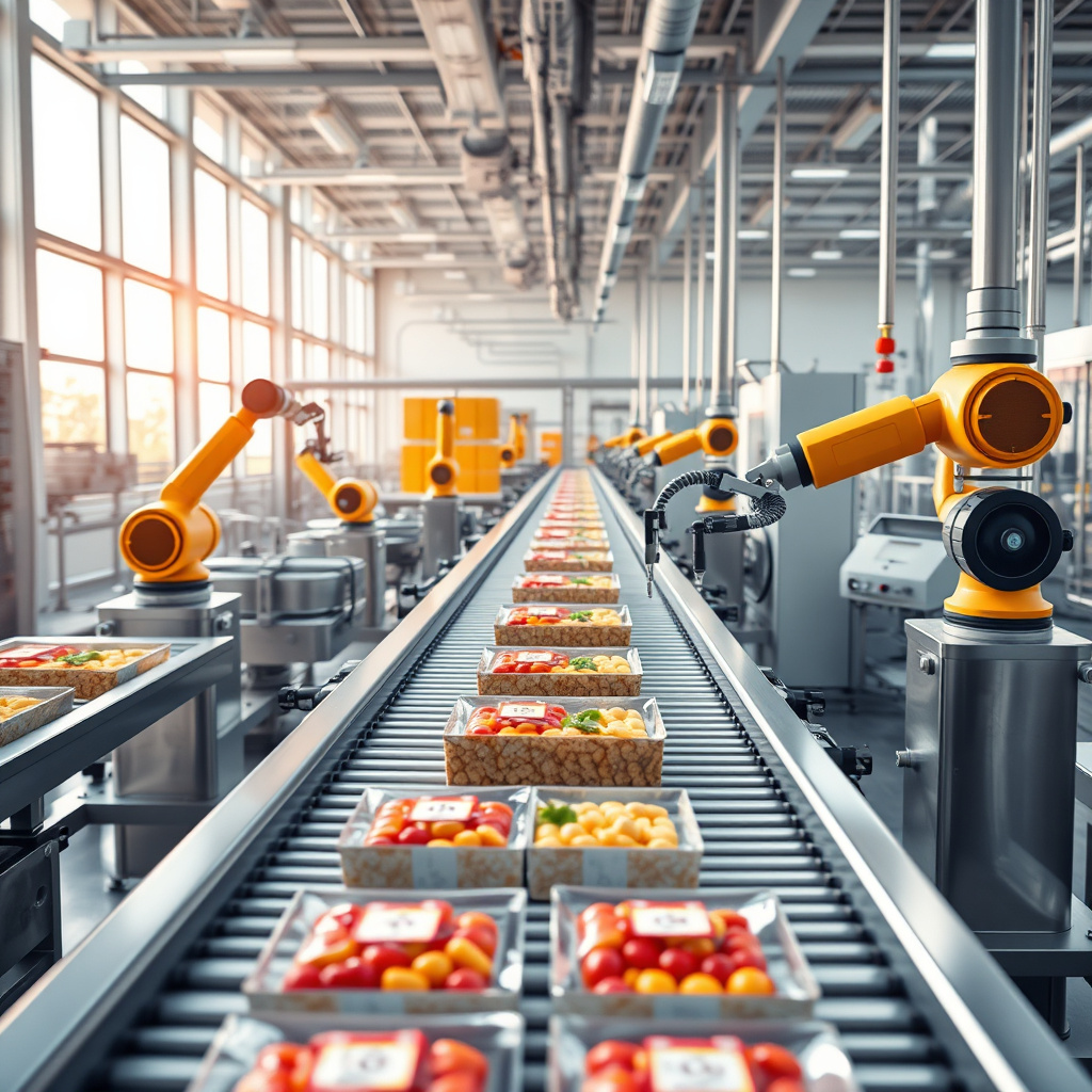 Imagem sobre automatização da produção alimentícia
