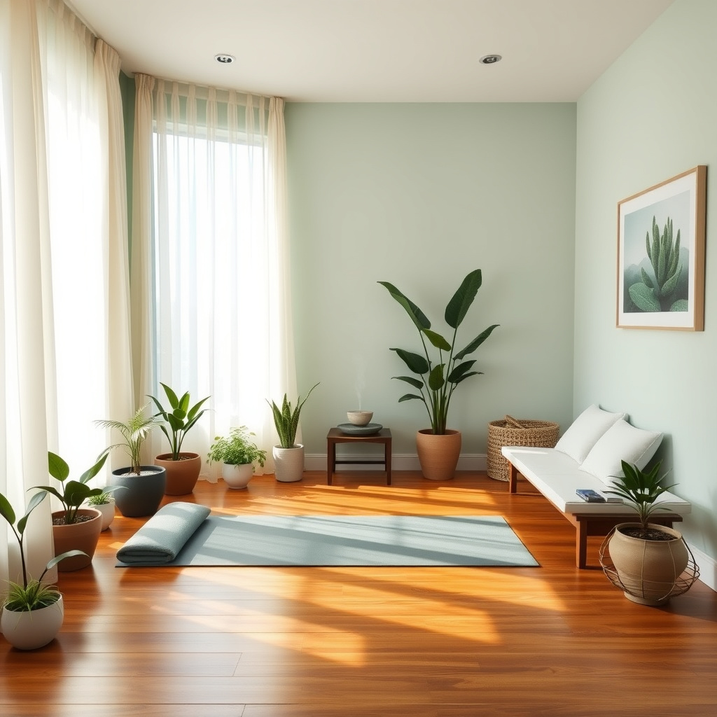 Imagem sobre Consultório de Yoga: Ambiente Calmo para Práticas de Bem-Estar.