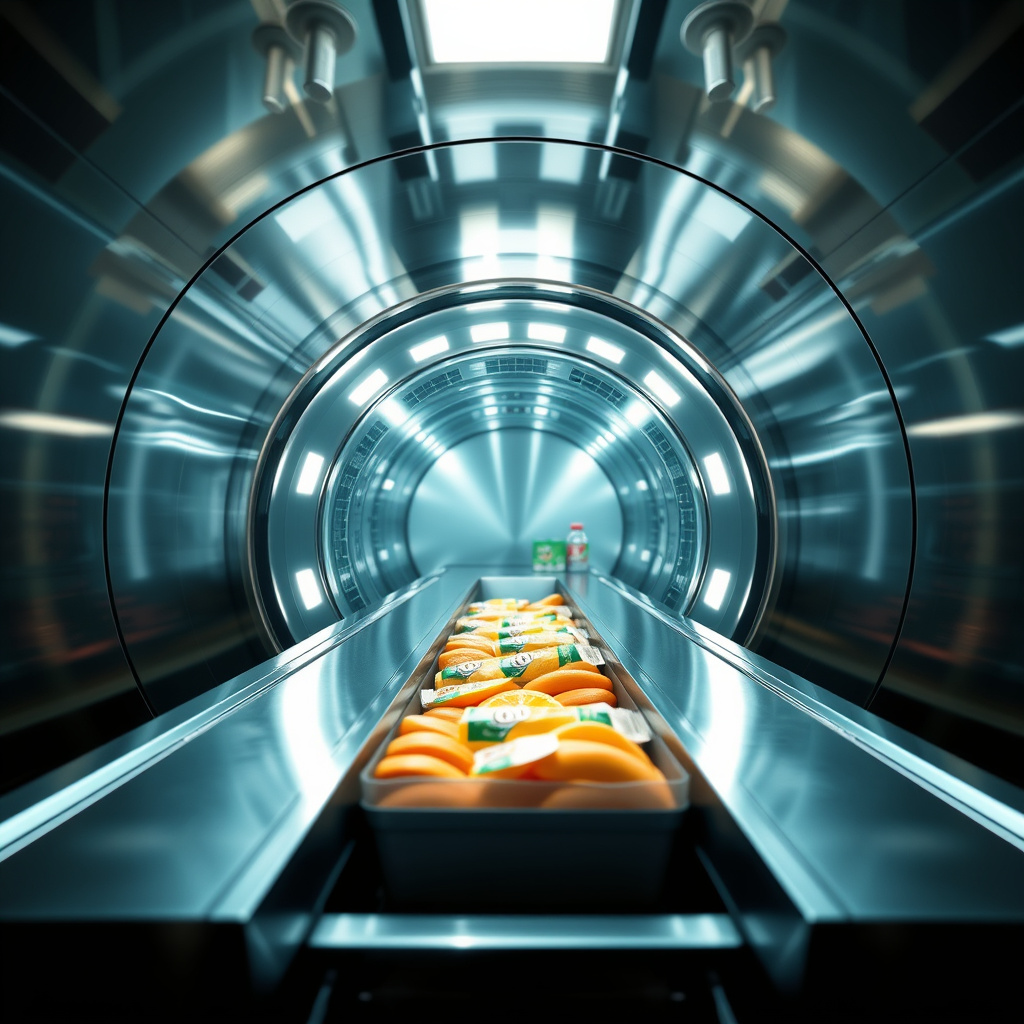 Imagem sobre túnel de pasteurização