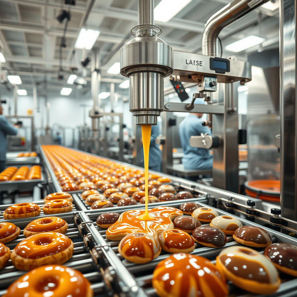 Imagem sobre máquina para glacear produtos