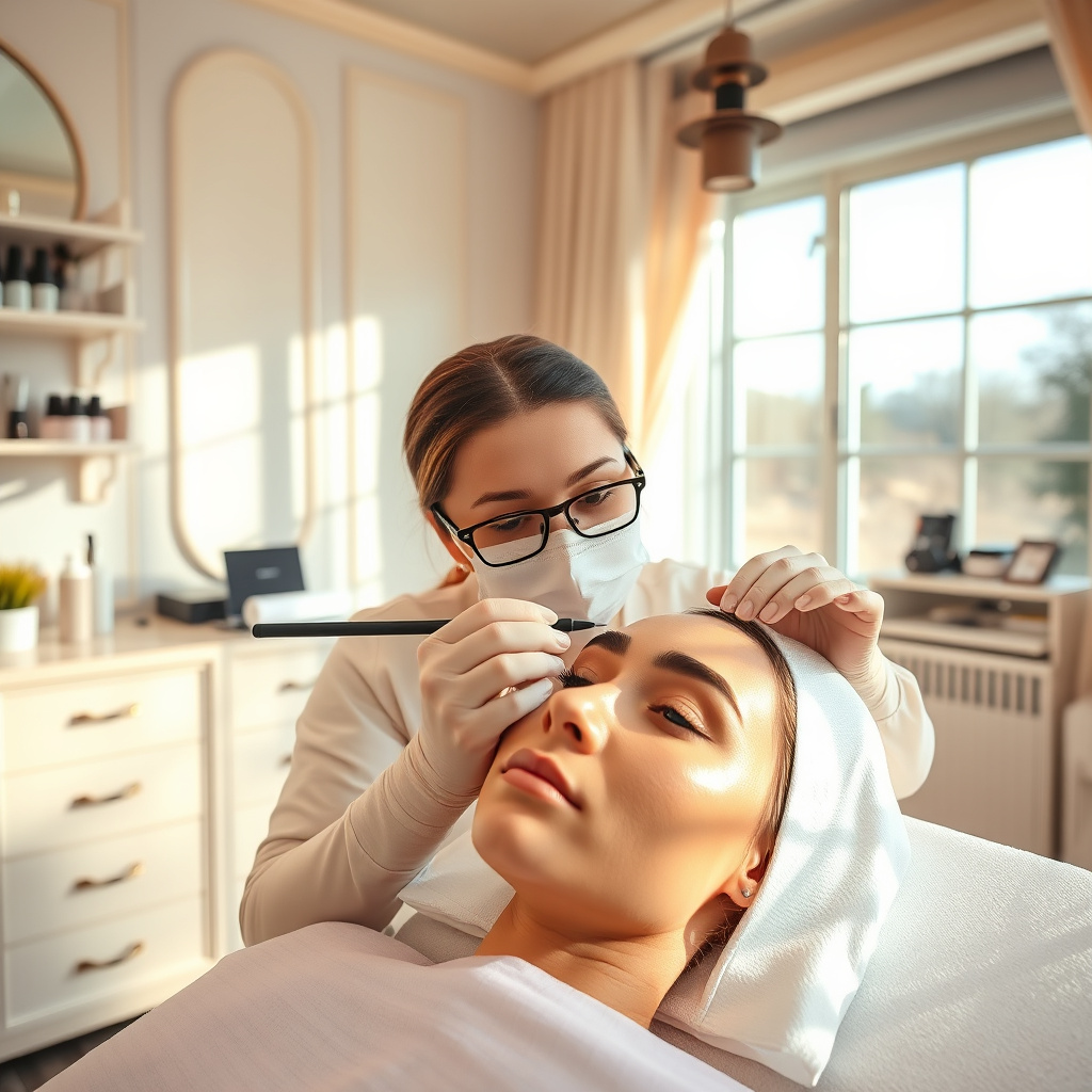 Imagem sobre microblading for sensitive skin
