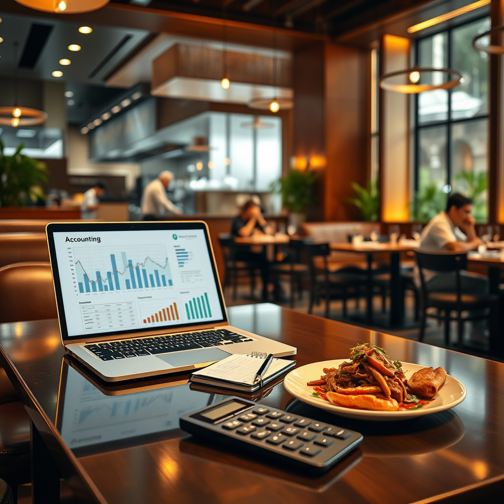 Imagem sobre contabilidade de restaurantes