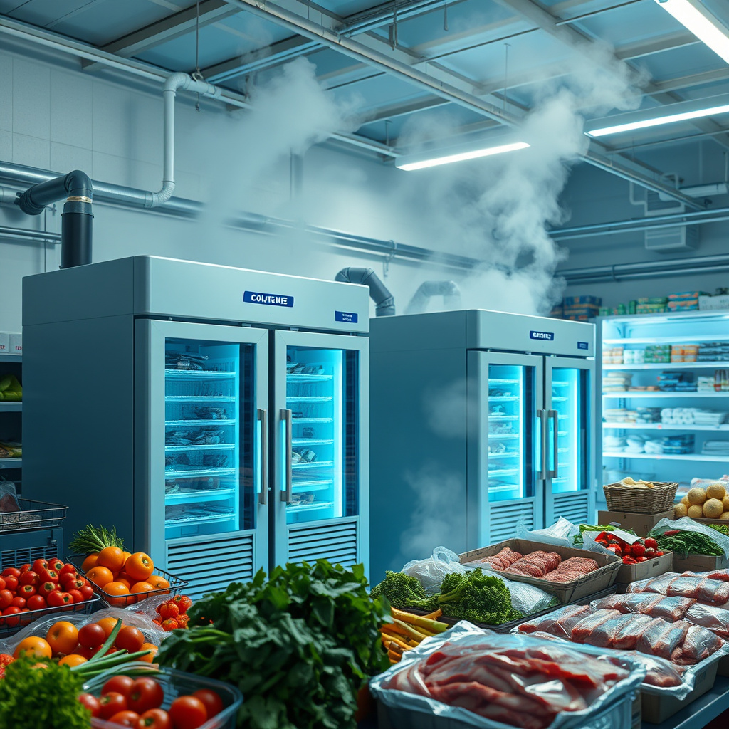 Imagem sobre sistema de refrigeração industrial
