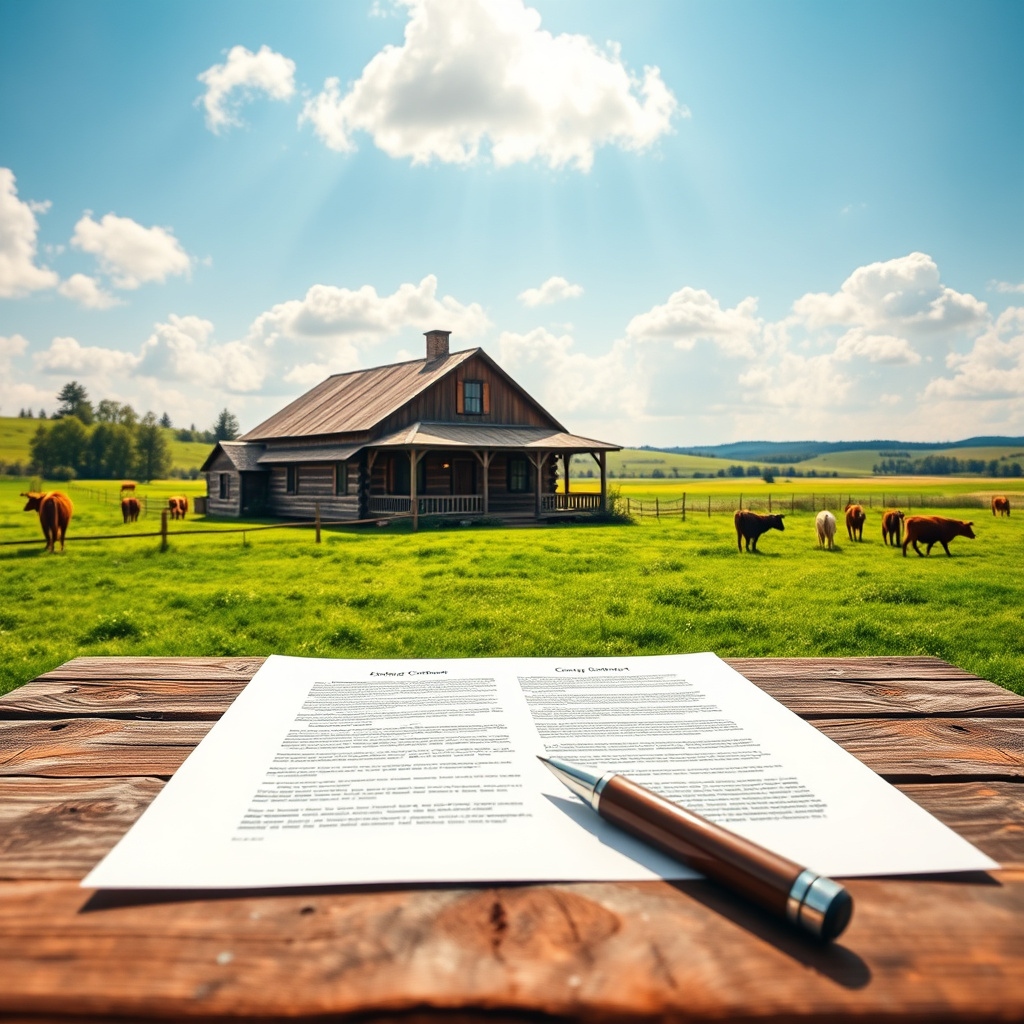 Imagem sobre contratos de compra e venda rural