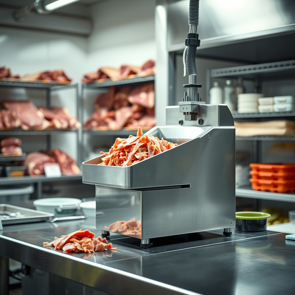 Imagem sobre desfiadora de carnes