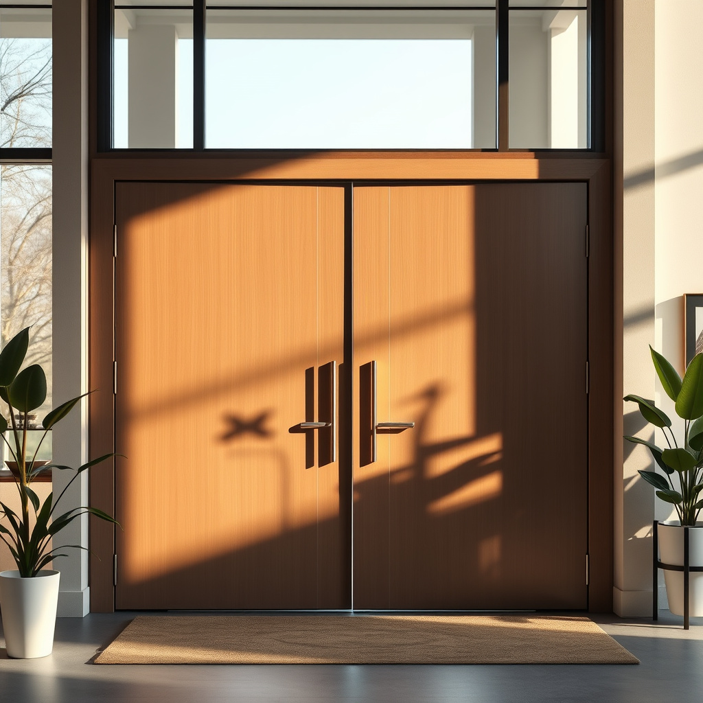 Imagem sobre portas especiais com isolamento térmico