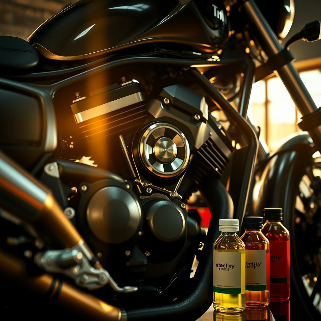 Imagem sobre aditivos para motor de moto