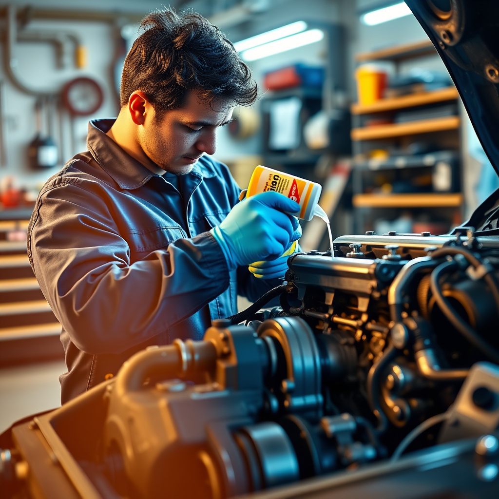 Imagem sobre como aplicar aditivos para motor